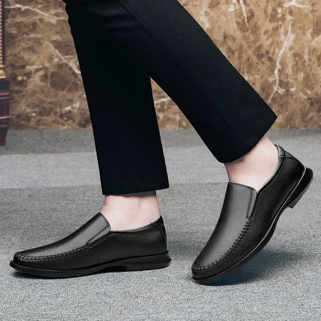 健牌 其他 休闲时尚 正装皮鞋 男款 黑色