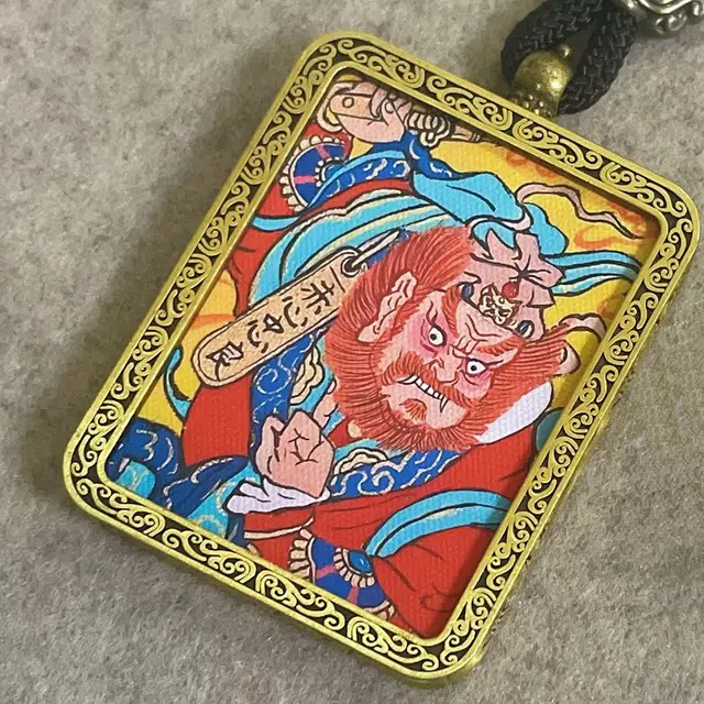 玉临门 生肖顺利 本命佛 水逆绝缘体 水逆退散 福录吉样唐卡复古民族风手工绳#好运 合金 项链 男女同款情侣款