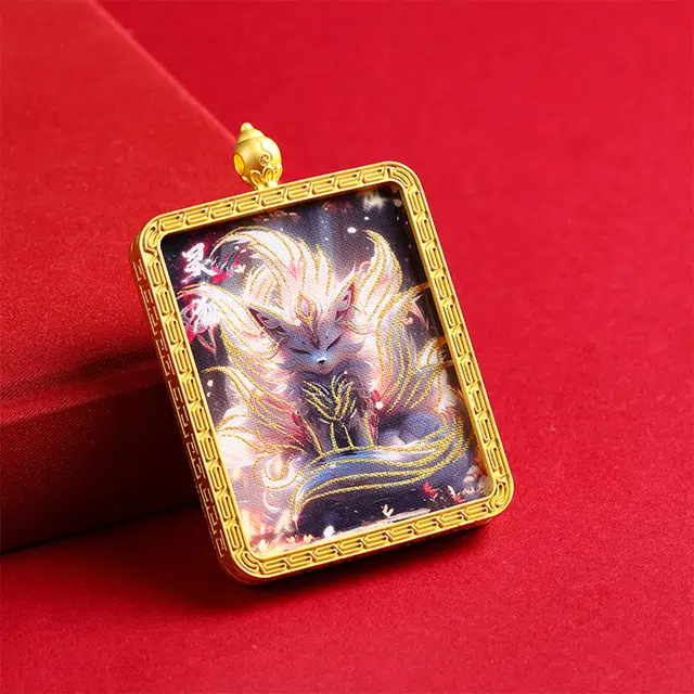 玉临门 生肖顺利 本命佛 水逆绝缘体 水逆退散唐卡复古民族风手工绳#好运 合金 项链 男女同款情侣款