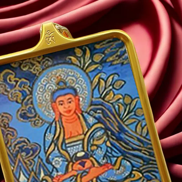 【发财的风吹不停】 玉临门 生肖顺利 本命佛 水逆绝缘体 水逆退散 福录吉样唐卡复古民族风手工绳#好运 合金 项链 男女同款情侣款