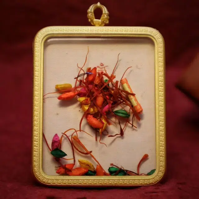 玉临门 【臻藏.文创】藏式 四臂观音热贡手绘唐卡 招财纳福 平安 复古民族风编绳唐卡 合金 项链 男女同款情侣款