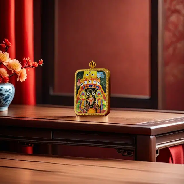 玉临门 水逆退散 财源广进 扎基拉姆半身 新中式国风民族风手工编织棉绳#好运 合金 项链 男女同款情侣款