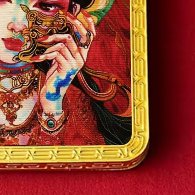 【百无禁忌百财来】 玉临门 财源广进国风扎基拉姆前世今生唐卡新藏式财神吊坠 藏传佛教护身符能量加持好运 合金 项链 男女同款情侣款