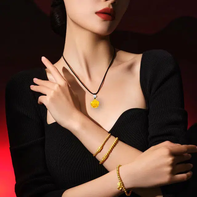 郁馨 小众设计中式美学禅意简约高级感锁骨链财源滚滚 国风古色古韵考研考试上岸#好运 菩提根 项链 男女同款情侣款