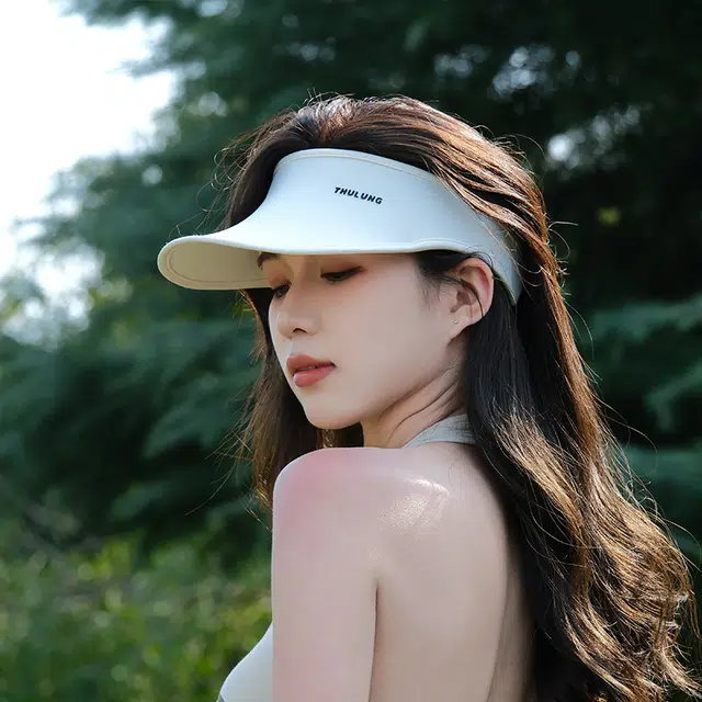 山一丸 冰丝凉感轻便卷卷帽 氨纶 防晒帽 女款