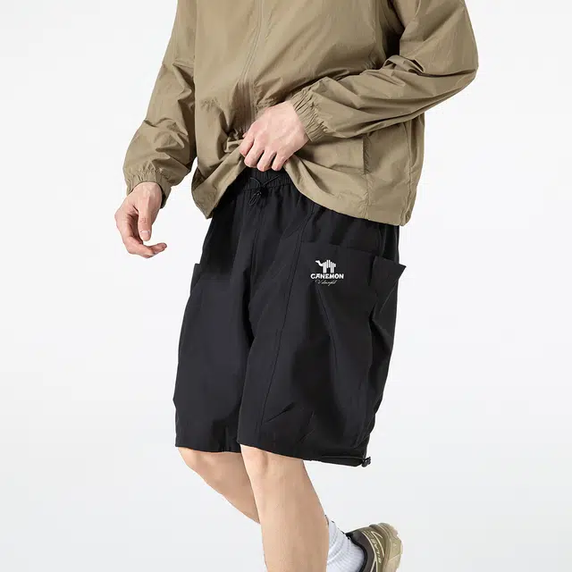 领航骆驼 户外运动潮流百搭休闲短裤 男女同款