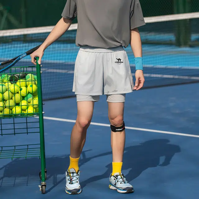 领航骆驼 户外潮流简约时尚个性百搭轻便透气舒适吸湿速干休闲短裤 男女同款