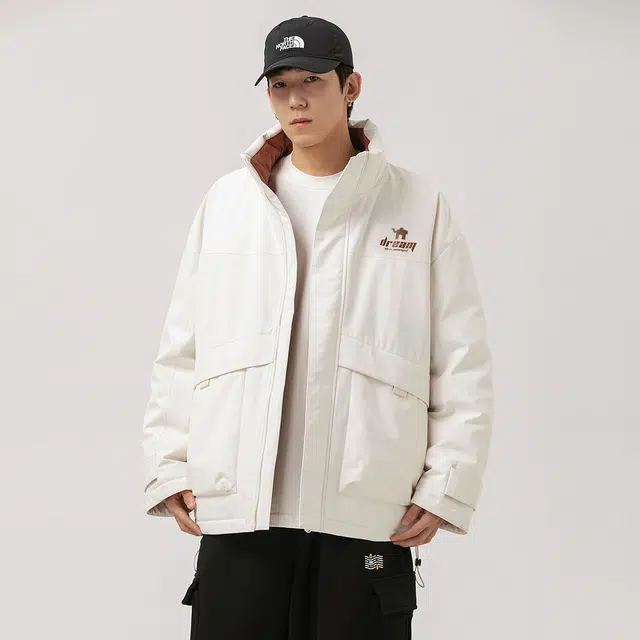 领航骆驼 冬季日常通勤加绒加厚保暖鸭绒三防户外情侣款时尚潮流百搭个性机能    羽绒服  男女同款