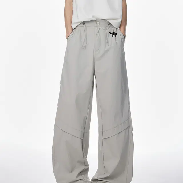 领航骆驼 通勤百搭运动宽松直筒休闲牛仔裤 男女同款