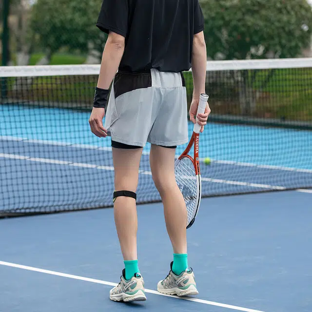 领航骆驼 薄款舒适百搭速干跑步健身简约休闲短裤 男女同款