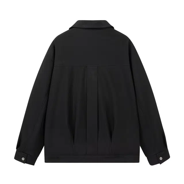 领航骆驼 痞帅美式复古高街春秋户外运动防泼外套宽松时尚百搭翻领教练   夹克  男女同款