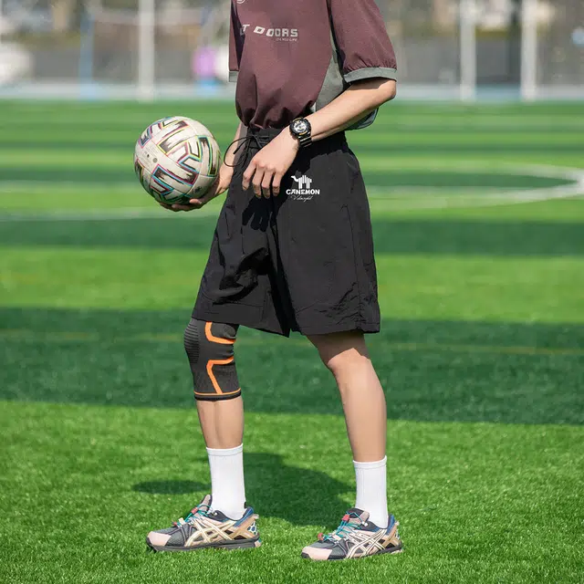 领航骆驼 字母中腰系带透气百搭直筒休闲短裤 男女同款