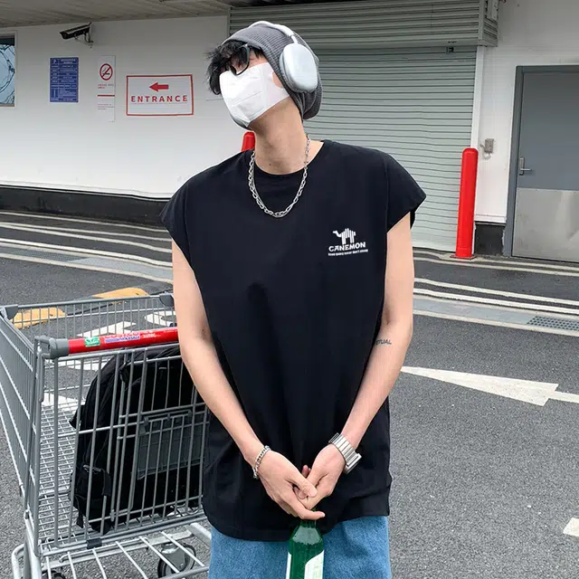 领航骆驼 美式基础运动时尚复古纯棉吸湿排汗透气凉感舒适简约大码宽松坎肩潮牌高街痞帅无袖背心 男女同款