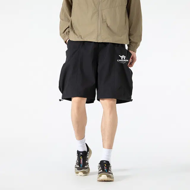 领航骆驼 户外运动潮流百搭休闲短裤 男女同款