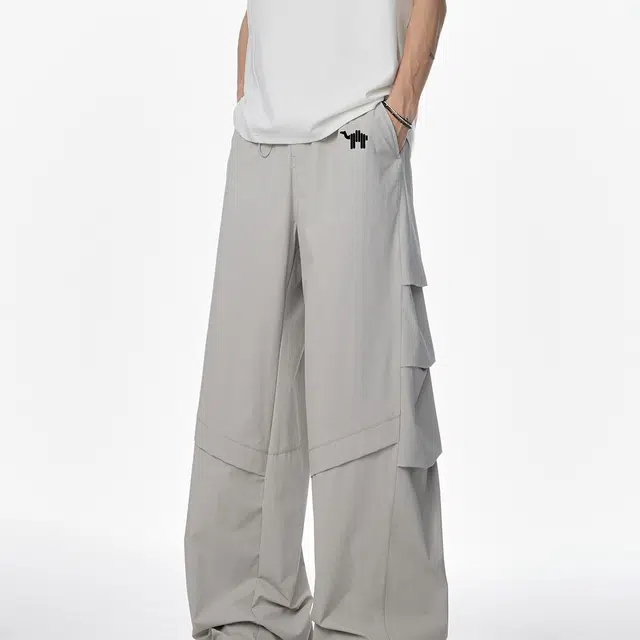 领航骆驼 通勤百搭运动宽松直筒休闲牛仔裤 男女同款