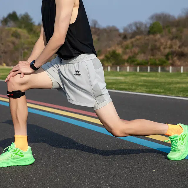 领航骆驼 户外潮流简约时尚个性百搭轻便透气舒适吸湿速干休闲短裤 男女同款