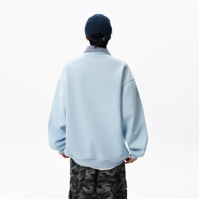 领航骆驼 美式重磅潮牌宽松舒适时尚百搭潮流卫衣 男女同款