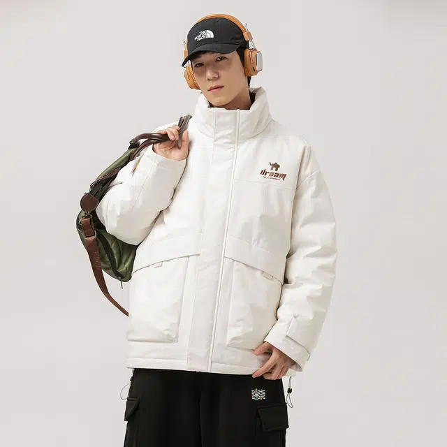 领航骆驼 冬季日常通勤加绒加厚保暖鸭绒三防户外情侣款时尚潮流百搭个性机能    羽绒服  男女同款