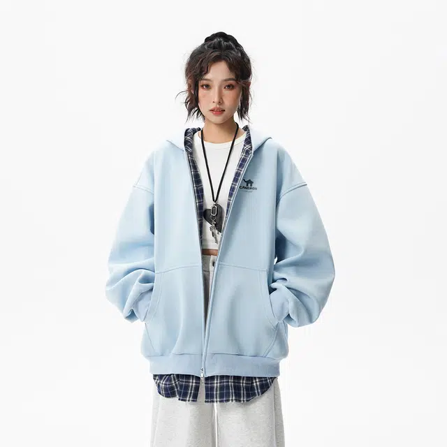 领航骆驼 潮流街头立体百搭舒适简约亲肤柔软日常通勤卫衣 男女同款