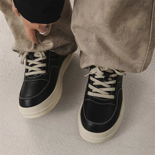 年走索 牛剖层革 运动休闲潮流百搭 低帮 板鞋 男款
