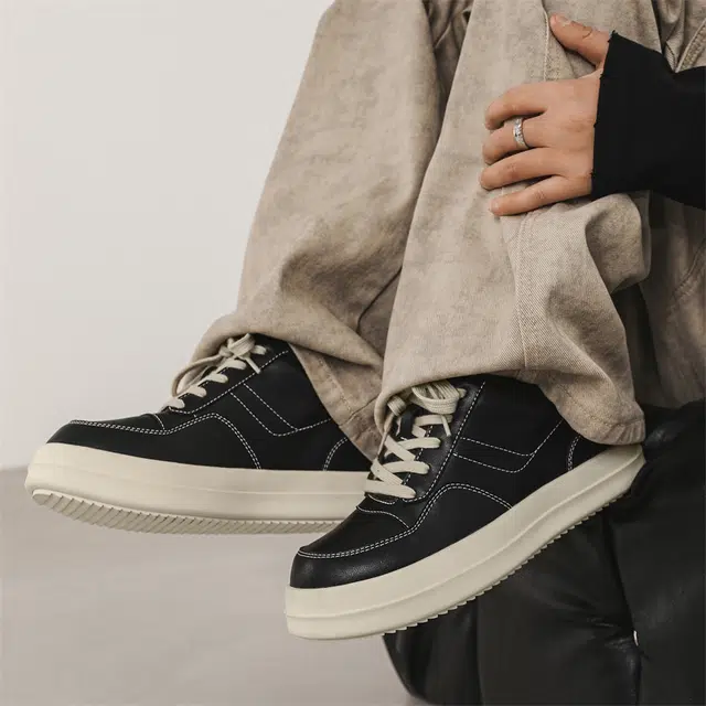 年走索 牛剖层革 运动休闲潮流百搭 低帮 板鞋 男款