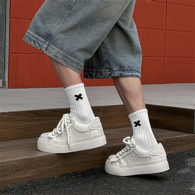 年走索 网布 百搭厚底休闲大头小众 低帮 板鞋 男款