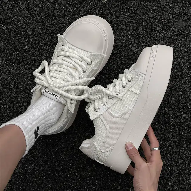 年走索 网布 百搭厚底休闲大头小众 低帮 板鞋 男款