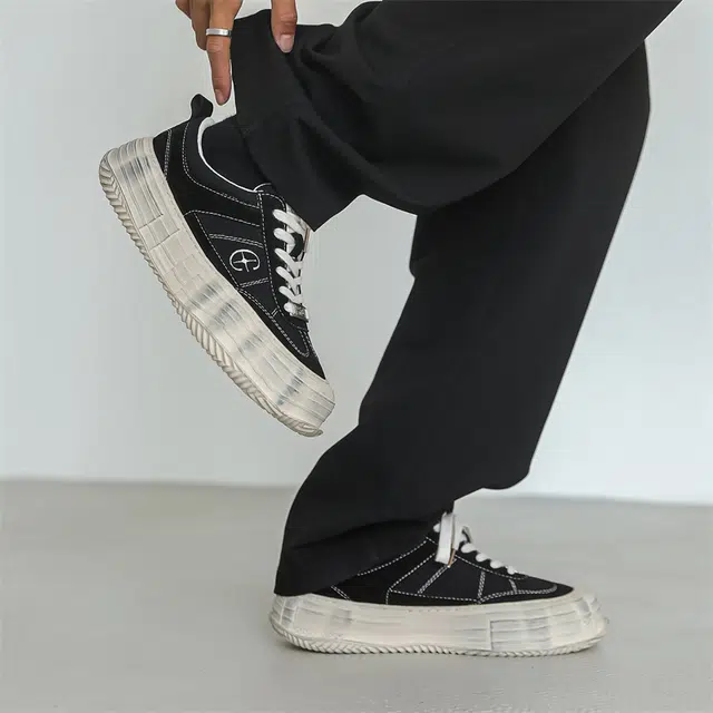 年走索 帆布 百搭复古时尚潮流舒适休闲 防滑 低帮 板鞋 男女同款