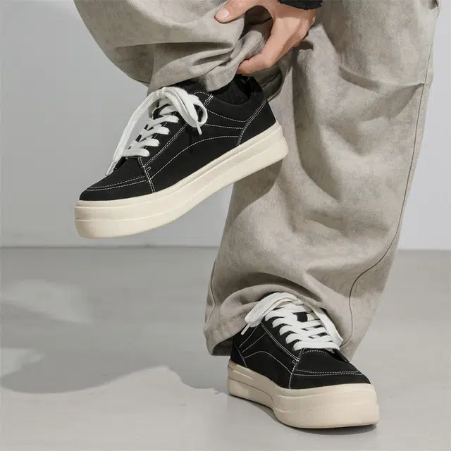 年走索 日系复古百搭运动 帆布鞋 男女同款