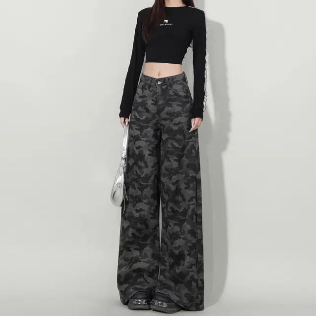 么宁 清新气质百搭优雅休闲裤 女款