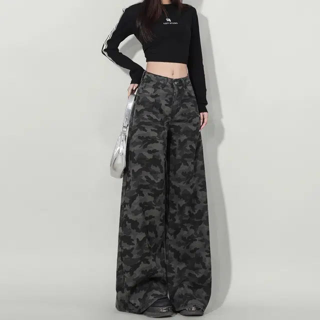 么宁 清新气质百搭优雅休闲裤 女款