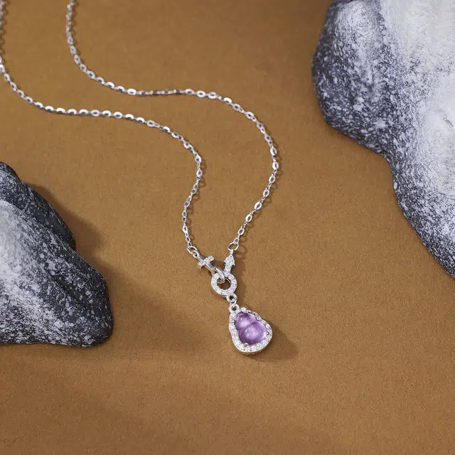 全年红 福禄国潮风福禄 紫水晶 项链 女款