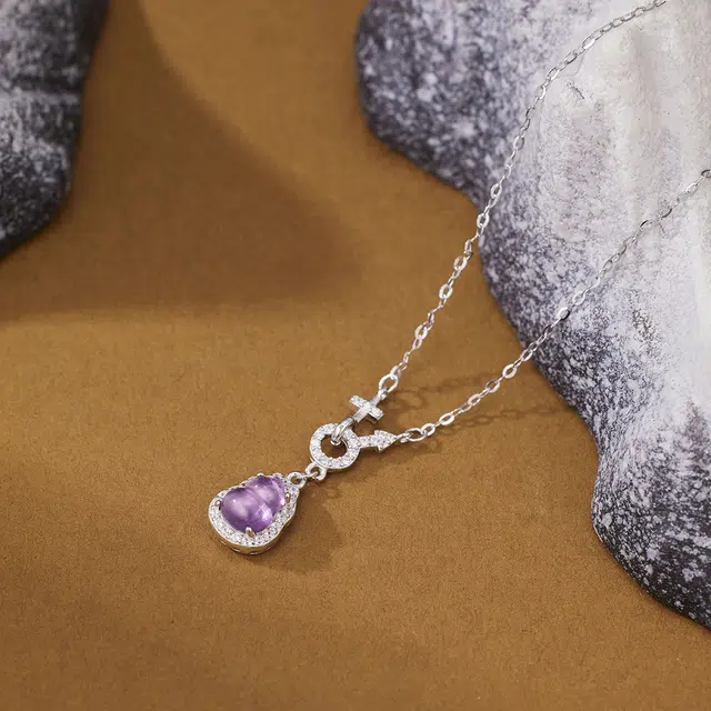 全年红 福禄国潮风福禄 紫水晶 项链 女款