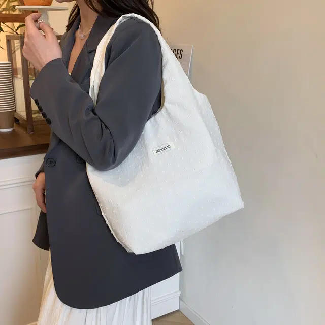 伊曼家 牛仔蝴蝶结学生装书购物袋 涤纶 单肩包 女款 白色/粉色/蓝色/黑色/绿色