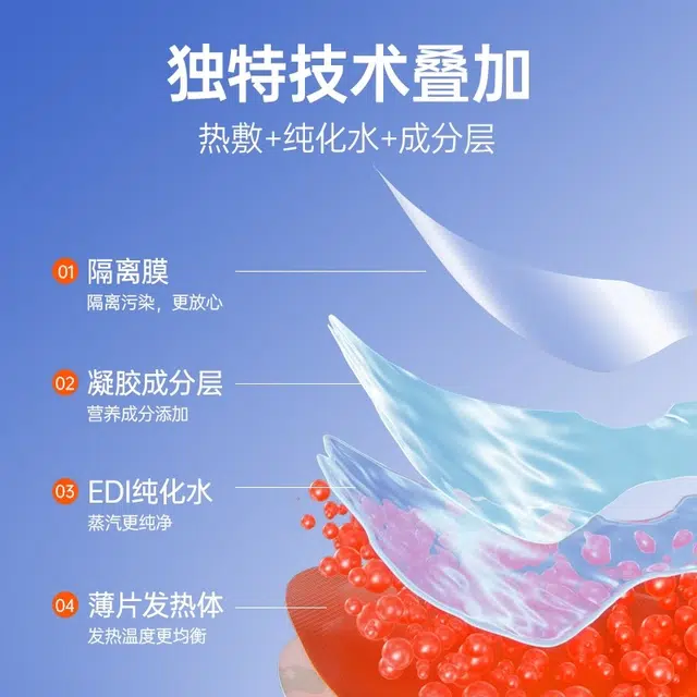 超亚 蒸汽水膜眼罩 舒缓 眼干眼涩护眼贴热敷畏光流泪遮光罩干眼症