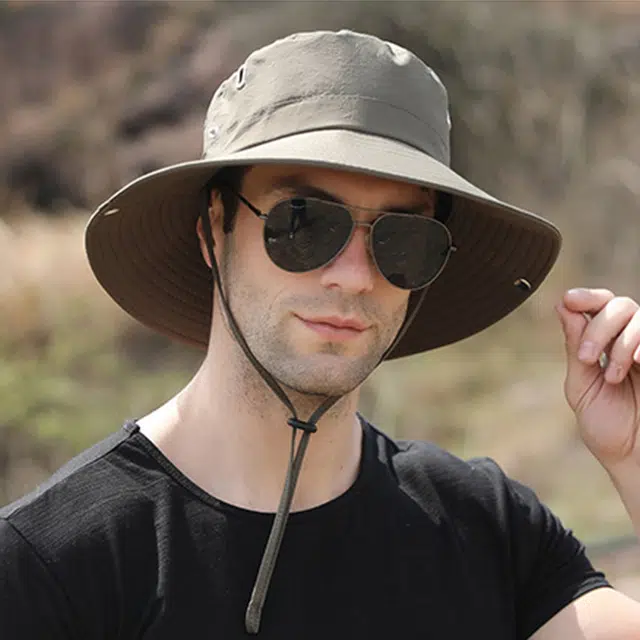 浪莎 户外登山帽夏季时尚休闲遮阳帽沙滩钓鱼太阳帽 聚酯纤维 渔夫帽 男女同款情侣款
