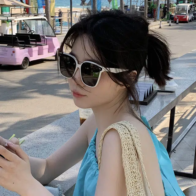 浪莎 时尚潮流百搭防紫外线 方形 太阳镜墨镜 男女同款情侣款