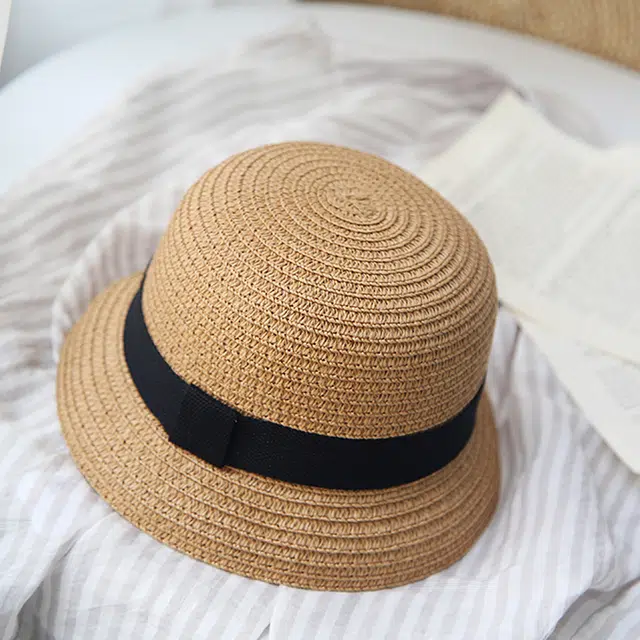 浪莎 英伦风礼 夏季新款 百搭休闲礼帽草帽 男女同款情侣款