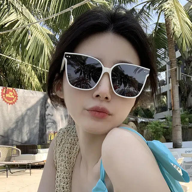 浪莎 时尚潮流百搭防紫外线 方形 太阳镜墨镜 男女同款情侣款