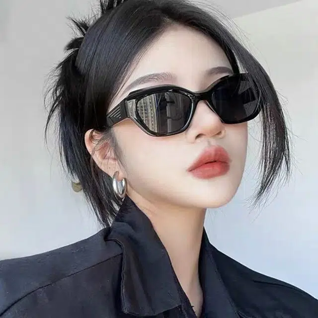 浪莎 高品质时尚墨镜防紫外线遮阳镜 不规则形 太阳眼镜 男女同款情侣款