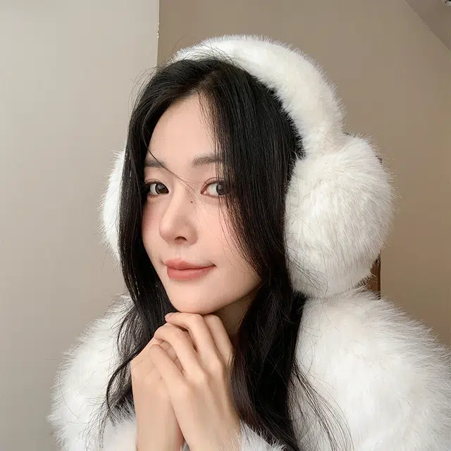 浪莎 纯色可折叠毛绒加绒防寒保暖  防冻耳暖 耳罩 男女同款情侣款