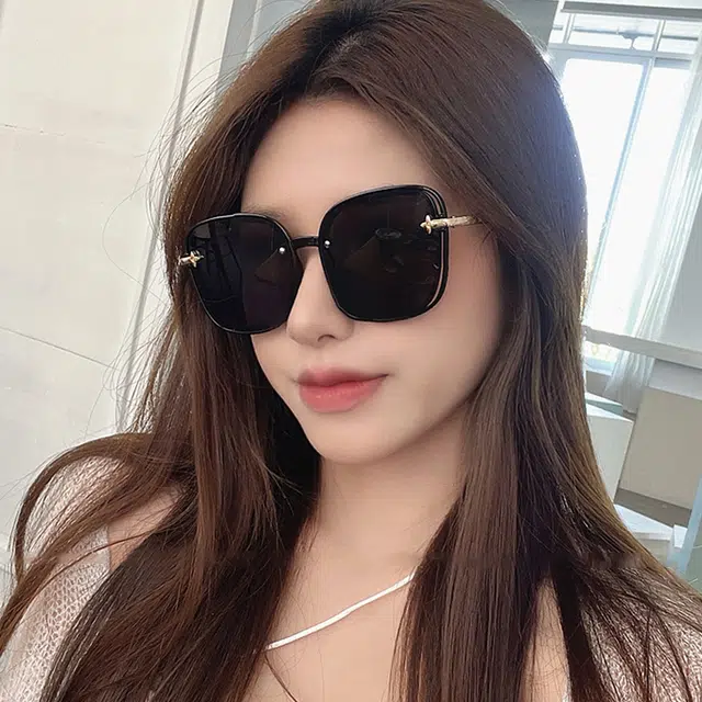 浪莎 高级素颜防紫外线遮阳镜时尚潮流 不规则形 太阳眼镜 男女同款情侣款