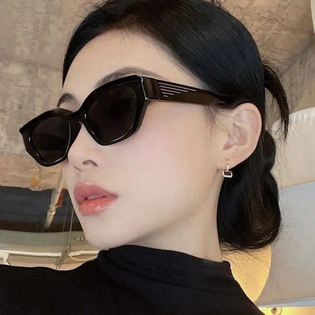 浪莎 高品质时尚墨镜防紫外线遮阳镜 不规则形 太阳眼镜 男女同款情侣款