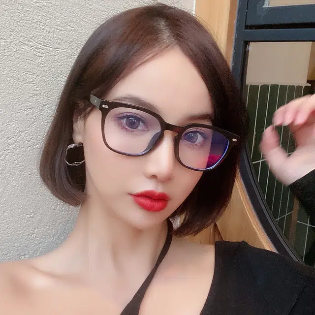 浪莎 休闲个性百搭太阳眼镜 椭圆形 时尚潮流复古墨镜 男女同款情侣款