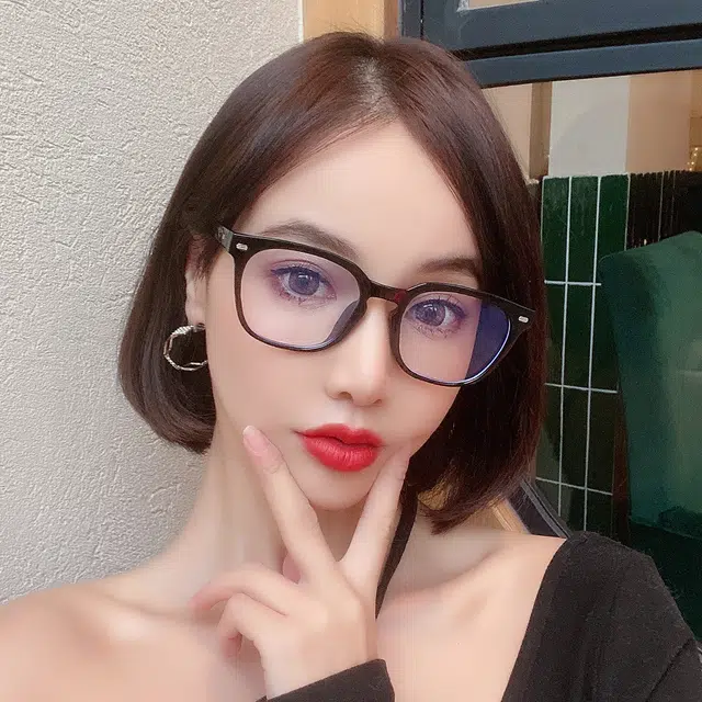 浪莎 休闲个性百搭太阳眼镜 椭圆形 时尚潮流复古墨镜 男女同款情侣款