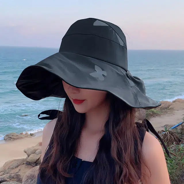 浪莎 显脸小透气空顶帽 聚酯纤维 防晒帽 女款