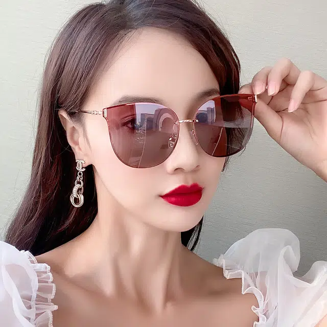 浪莎 大框防晒 蝶形 太阳眼镜 女款