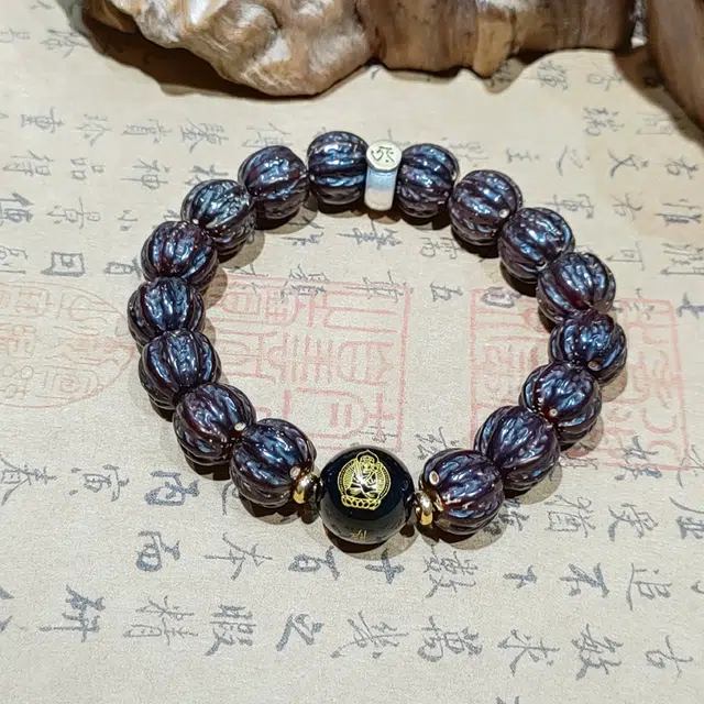 易明居 新中式京八棱 十二生肖本命佛守护神转运 招财文玩佛珠 平安纳福#好运 紫金鼠 手串 男女同款情侣款