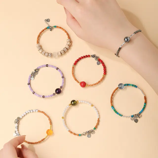 三檀小舍 雍和宫心咒手环男女药师佛绿度母手串文殊好运黄财神多宝饰品配饰 琉璃 手链 男女同款情侣款