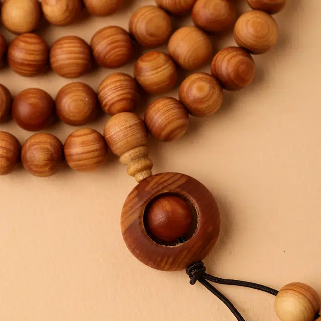 三檀小舍 【时来运转】国风国潮新中式轻奢多圈叠戴诸事顺利 转运考试上岸复古文玩 崖柏 手串 男女同款情侣款